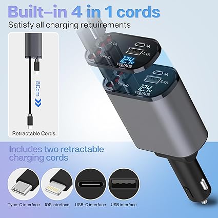 Retractable Car Charger